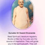 Swami Sivananda encourages daily Vedantic spiritual study