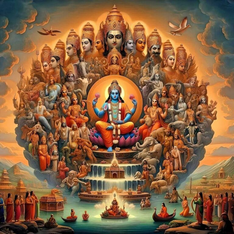 Veda Vedam divine assembly of Vedic deities