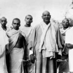 Spiritual guru with disciples teaching Rules for Japa and devotion