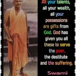 Swami Sivananda inspiring selfless service through compassion