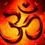 Sacred Om symbol representing eternal divine consciousness