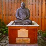 Swami Sivananda statue honoring spiritual wisdom meditation and divine inspiration