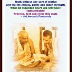 Swami Sivananda guiding disciple through selfless karma yoga