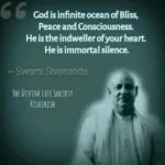 Swami Sivananda teaching divine peace bliss and consciousness