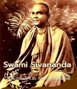 Swami Sivananda explaining Raja Yoga objectives