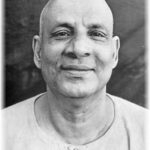 Swami Sivananda smiling closeup portrait photograph image