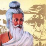 Maharishi Yajnavalkya teaching spiritual wisdom and Vedic knowledge