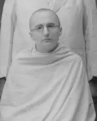 Sri Swami Sivananda portrait reflecting simplicity wisdom peace and devotion always