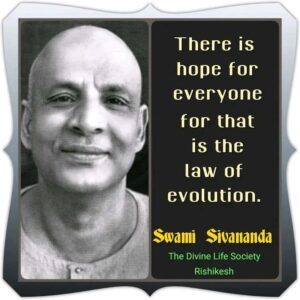 Swami Sivananda inspiring hope through spiritual wisdom teachings