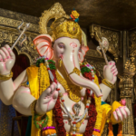 Beautiful Lord Ganesha idol with divine blessings