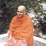 Serene Hindu monk meditating peacefully outdoors in quiet natural surroundings