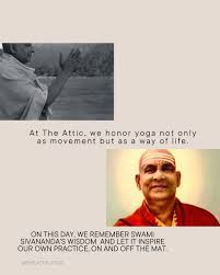 Kirtan at Anand Kutir 57 Swami Sivananda Yoga tribute image with guru portrait image