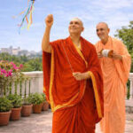 Swami Sivananda celebrating Makar Sankranti with disciple
