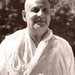 Swami Sivananda portrait with peaceful expression