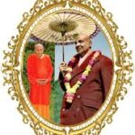 Swami Sivananda with disciple in portrait