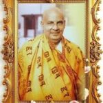 Portrait of Jain Acharya Parshvanatha with sacred robes and serene spiritual expression