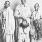 Swami Sivananda with fellow monks photograph image