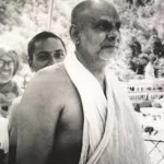 Swami Sivananda walking peacefully outdoors image