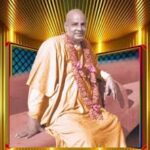 Swami Sivananda seated wearing flower garlands image