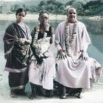Spiritual teachers beside peaceful lakeside image