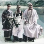 Spiritual teachers beside peaceful lakeside image