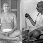 Spiritual master teaching surrender through meditation with devoted disciple peacefully