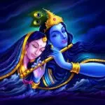 Radha Krishna divine flute eternal love
