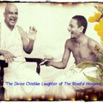 Swami Sivananda sharing joyful laughter with disciple
