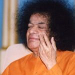 Shri Sathya Sai Baba in deep contemplation