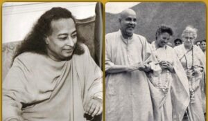 Swami Sivananda and Paramahansa Yogananda collage image