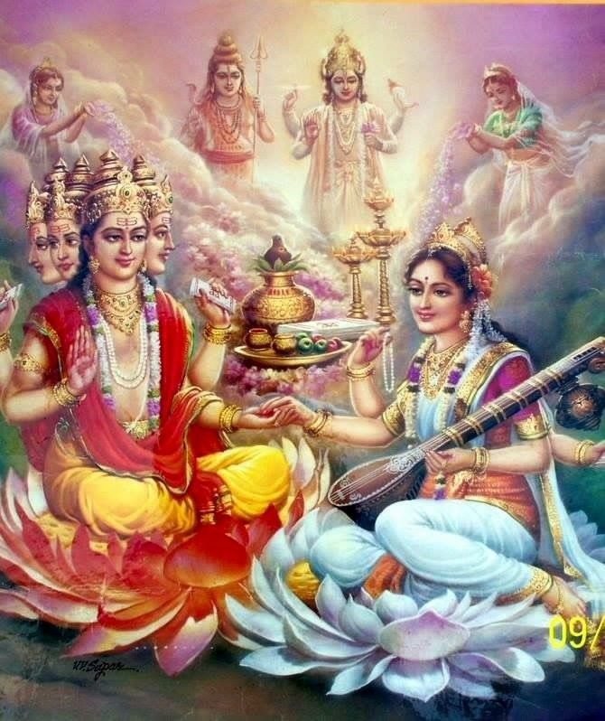 Mythological stories of Maa Saraswati