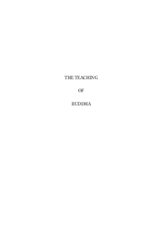 TheTeachingofBuddha (1)